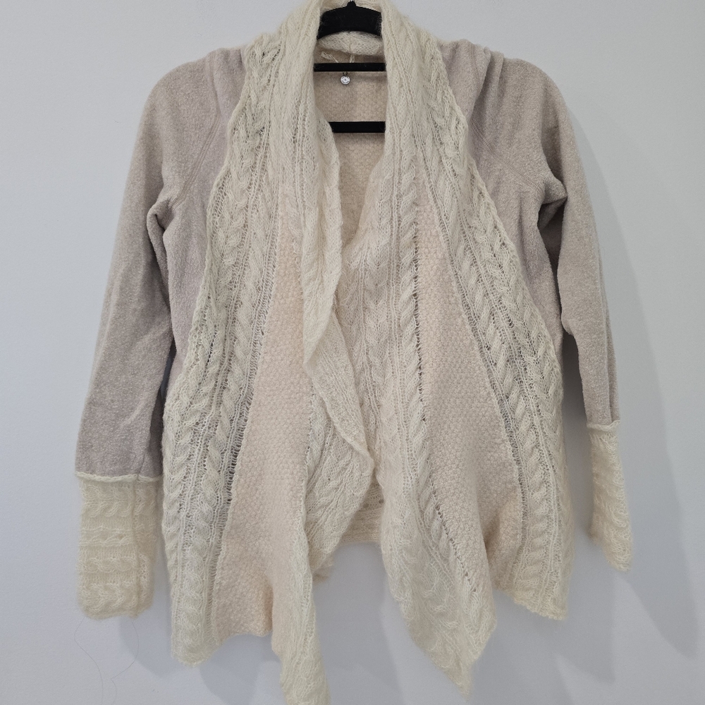 Knittwd And Knotted Anthropologie Regan Cardigan Wool Blend Size Medium